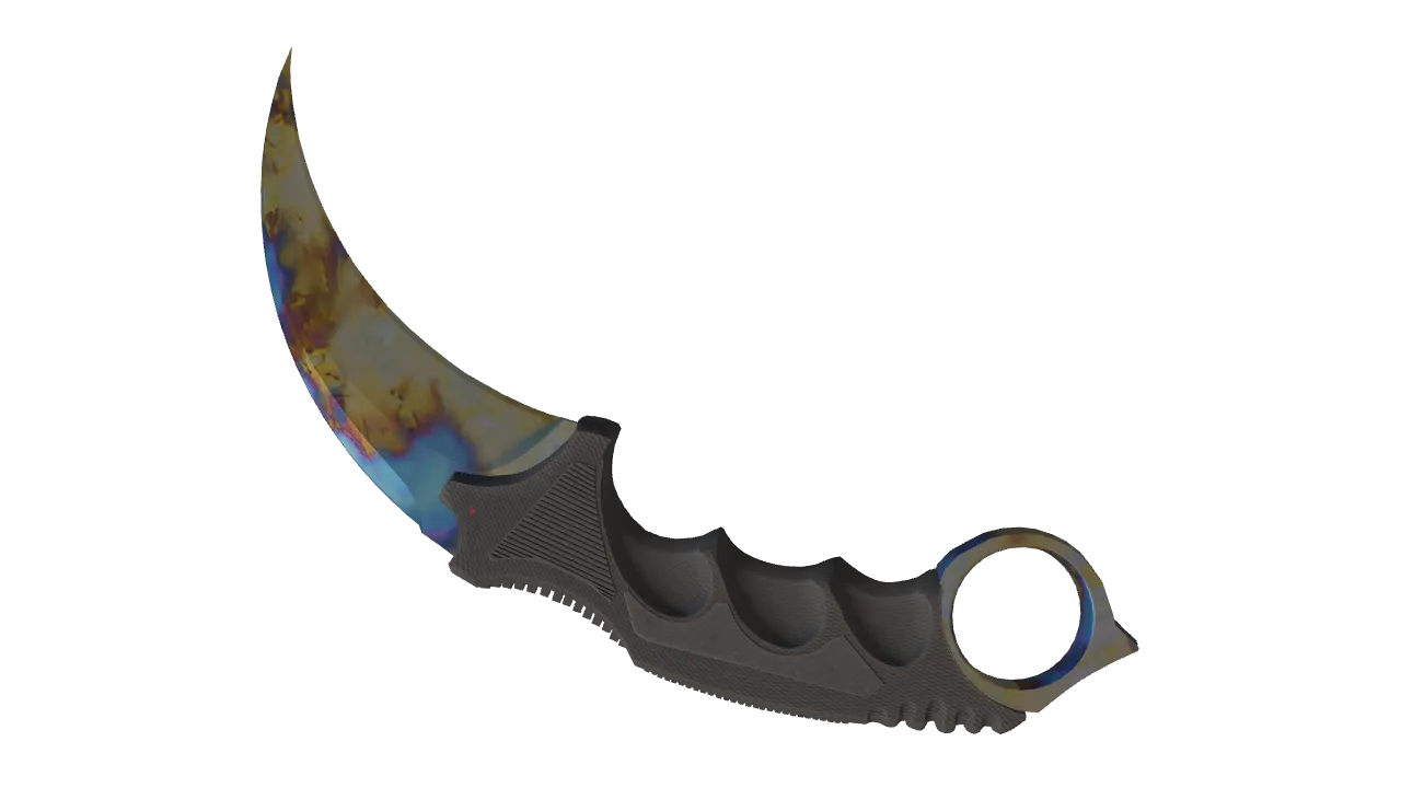 Karambit | Case Hardened seed #109, back