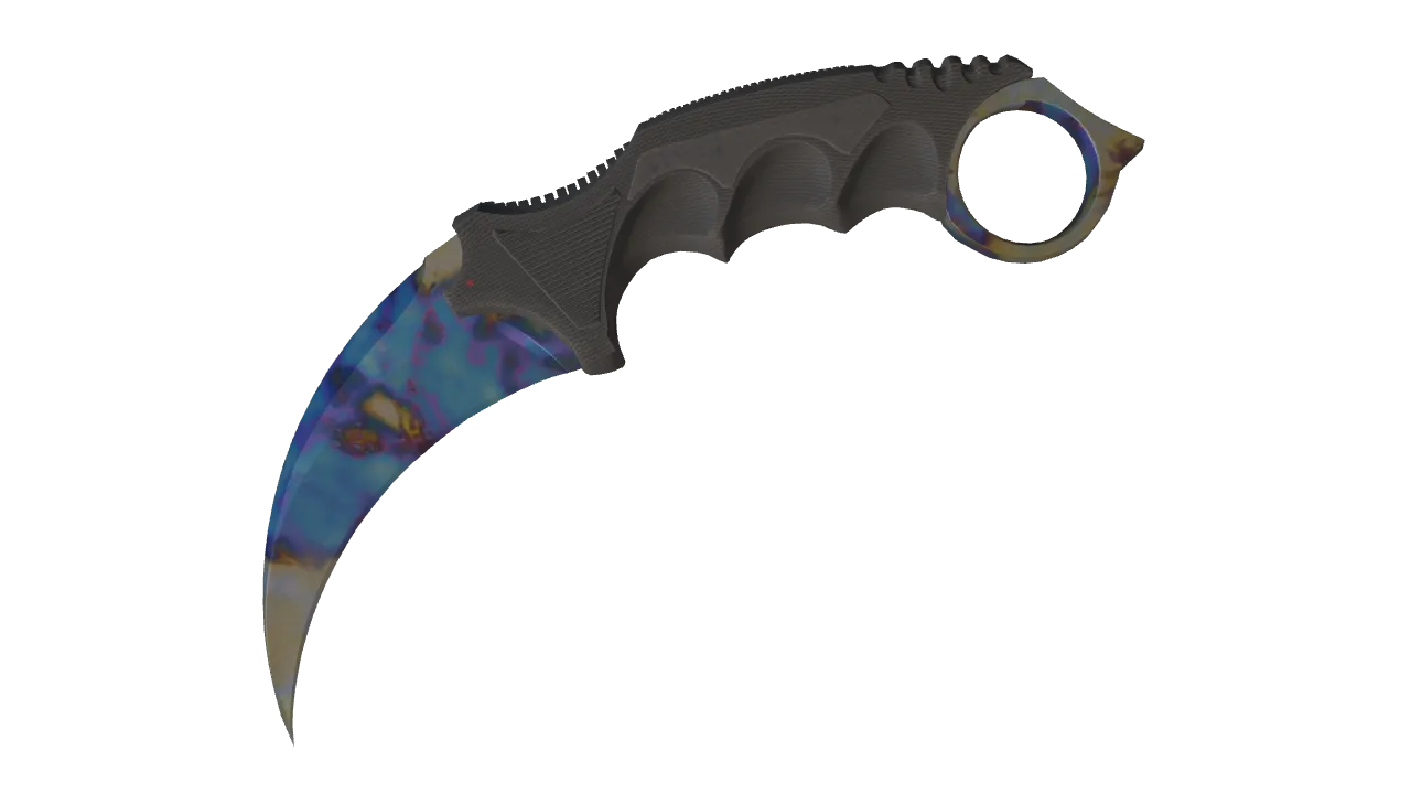 Karambit | Case Hardened seed #109, front