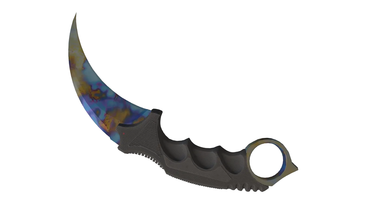 Karambit | Case Hardened seed #112, back