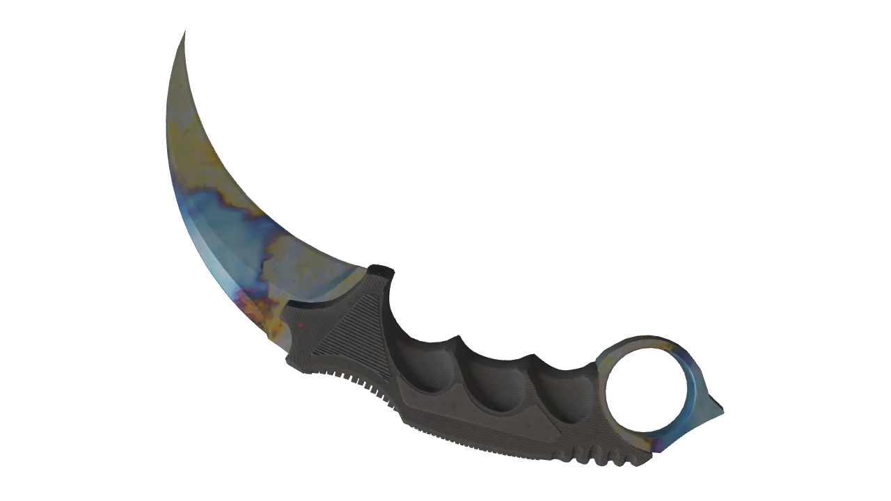 Karambit | Case Hardened seed #116, back