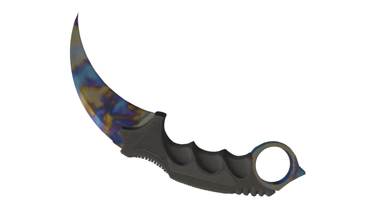 Karambit | Case Hardened seed #130, back