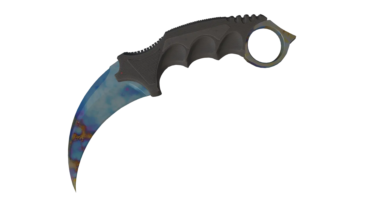 Karambit | Case Hardened seed #139, front