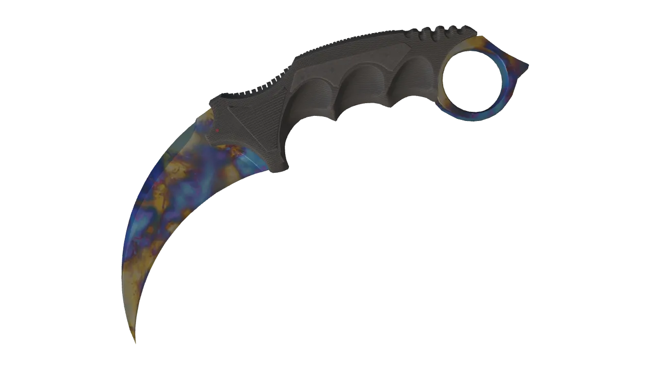 Karambit | Case Hardened seed #150, front