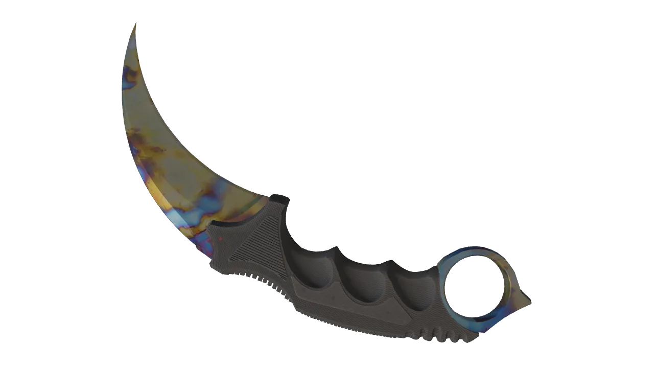 Karambit | Case Hardened seed #151, back