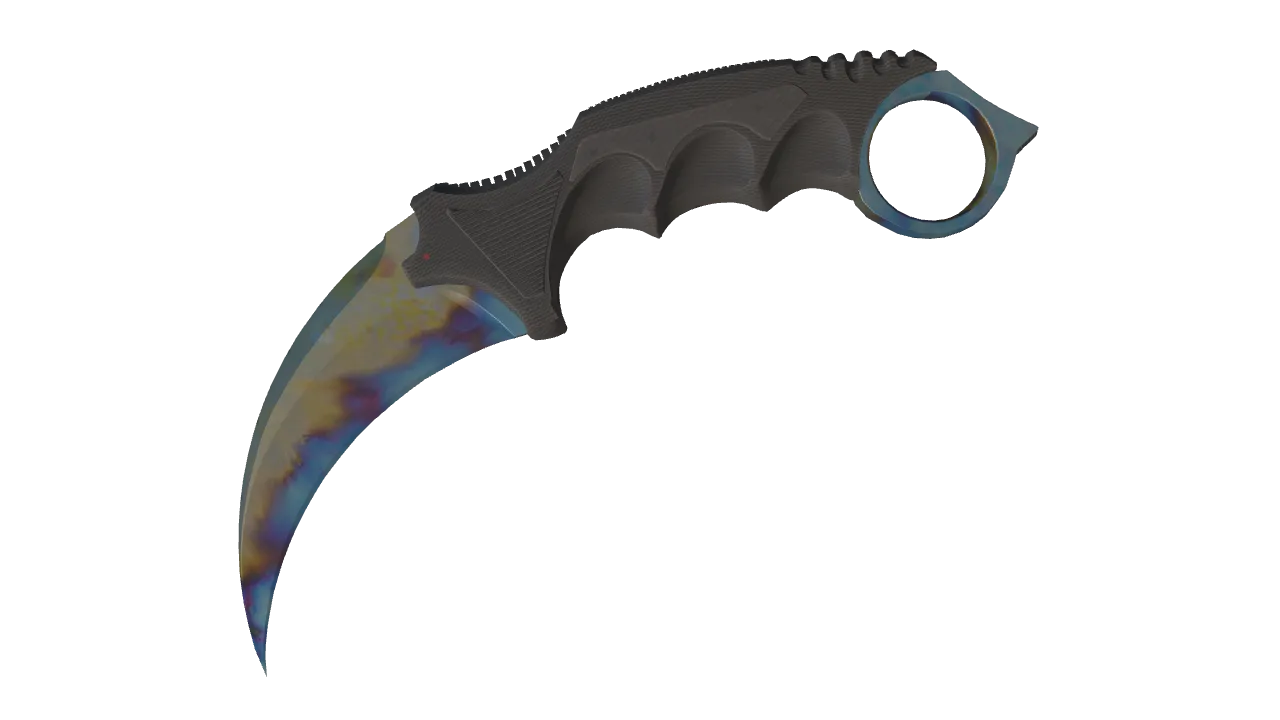 Karambit | Case Hardened seed #151, front