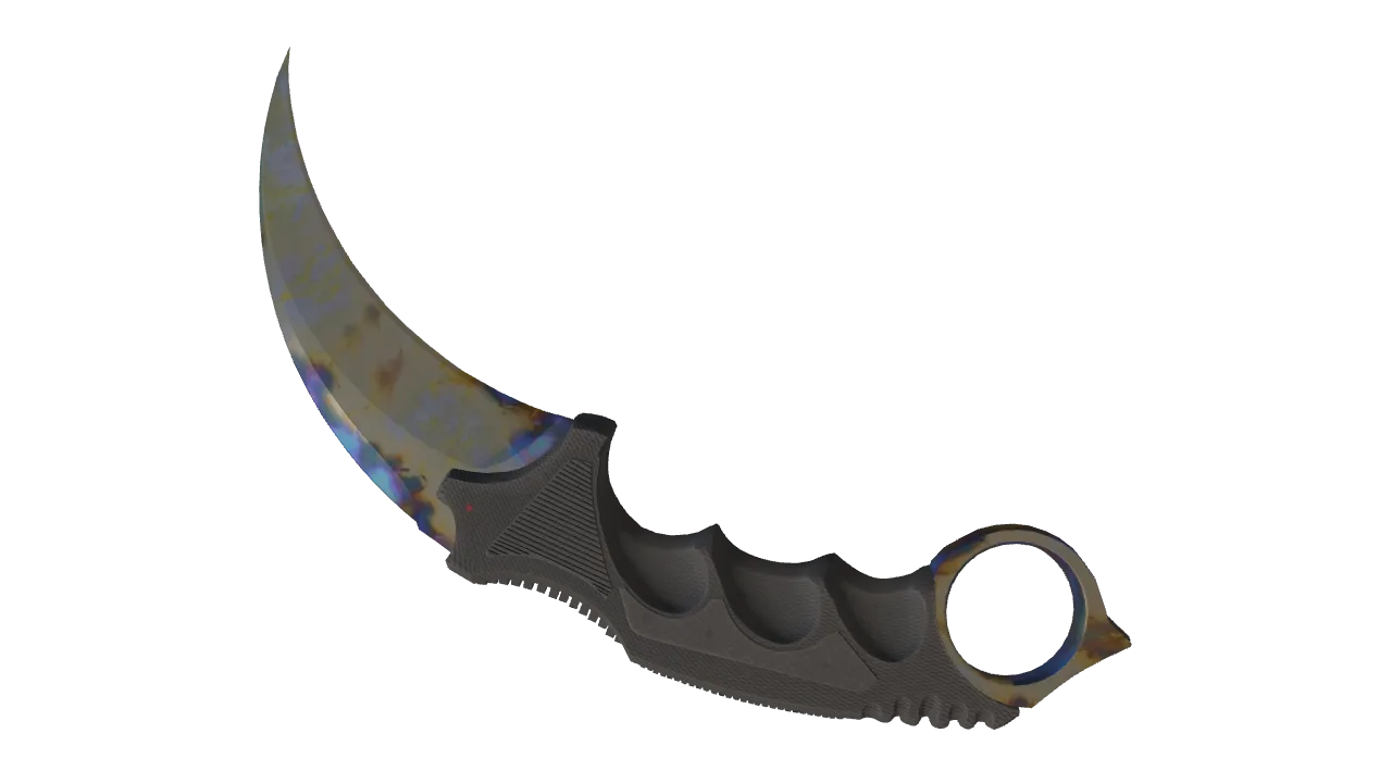 Karambit | Case Hardened seed #152, back