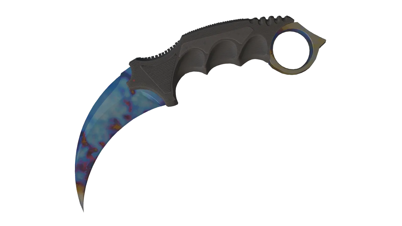 Karambit | Case Hardened seed #152, front