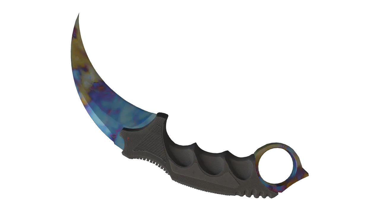 Karambit | Case Hardened seed #154, back