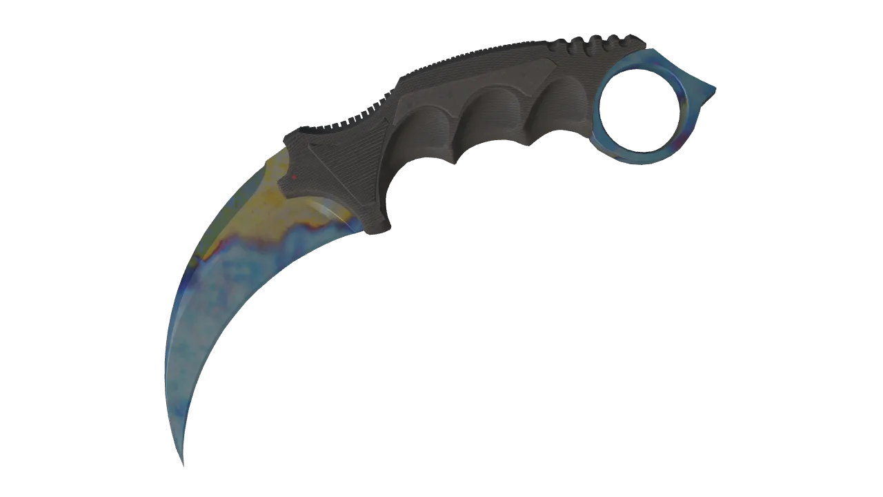 Karambit | Case Hardened seed #179, front