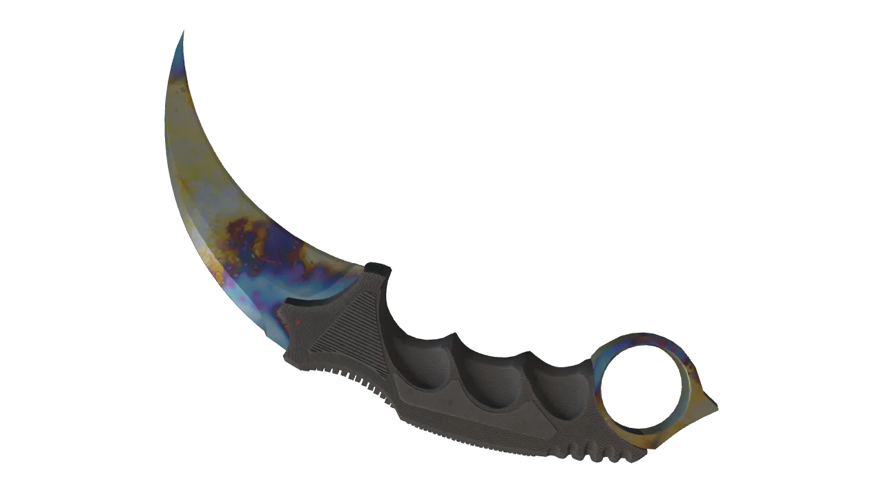 Karambit | Case Hardened seed #182, back