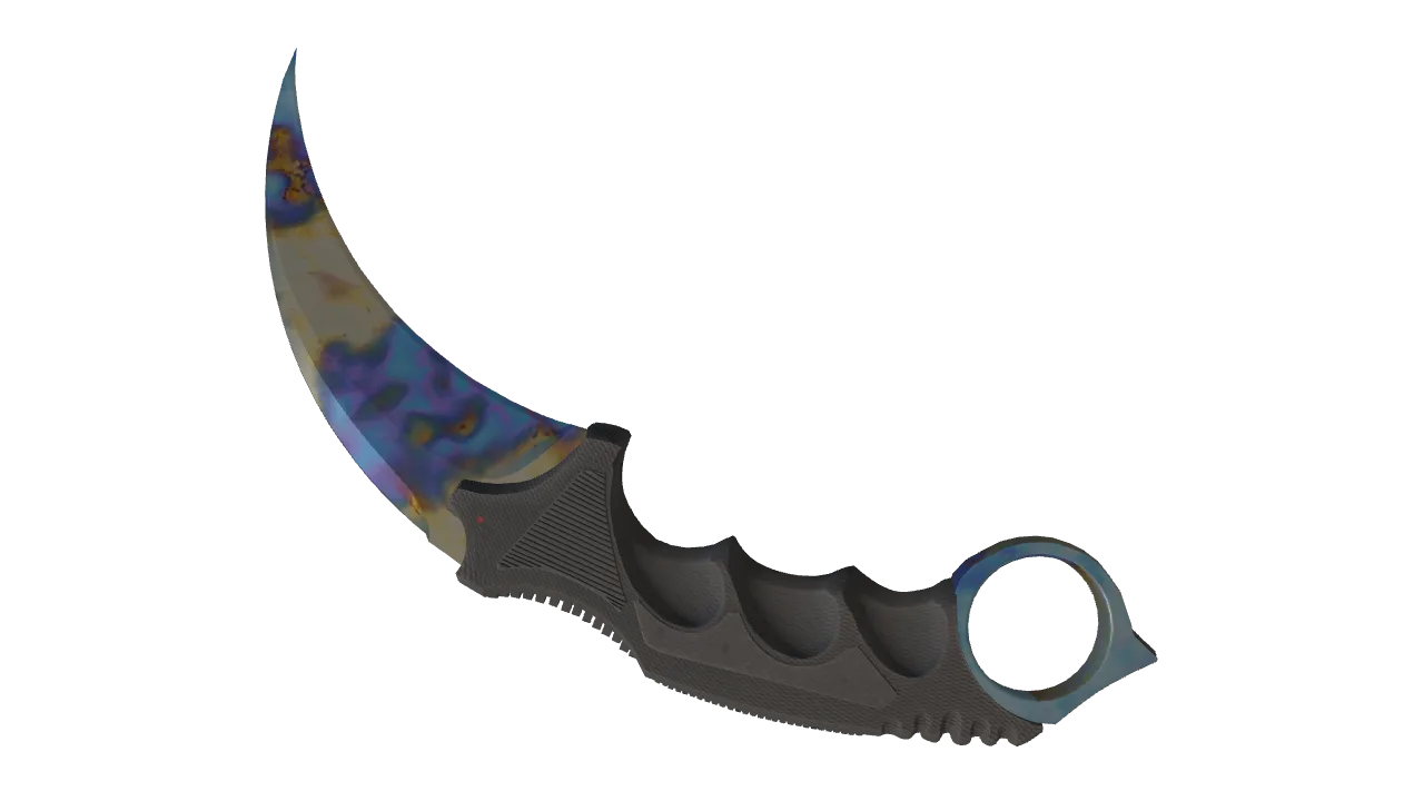 Karambit | Case Hardened seed #187, back
