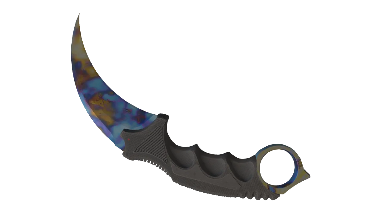 Karambit | Case Hardened seed #20, back