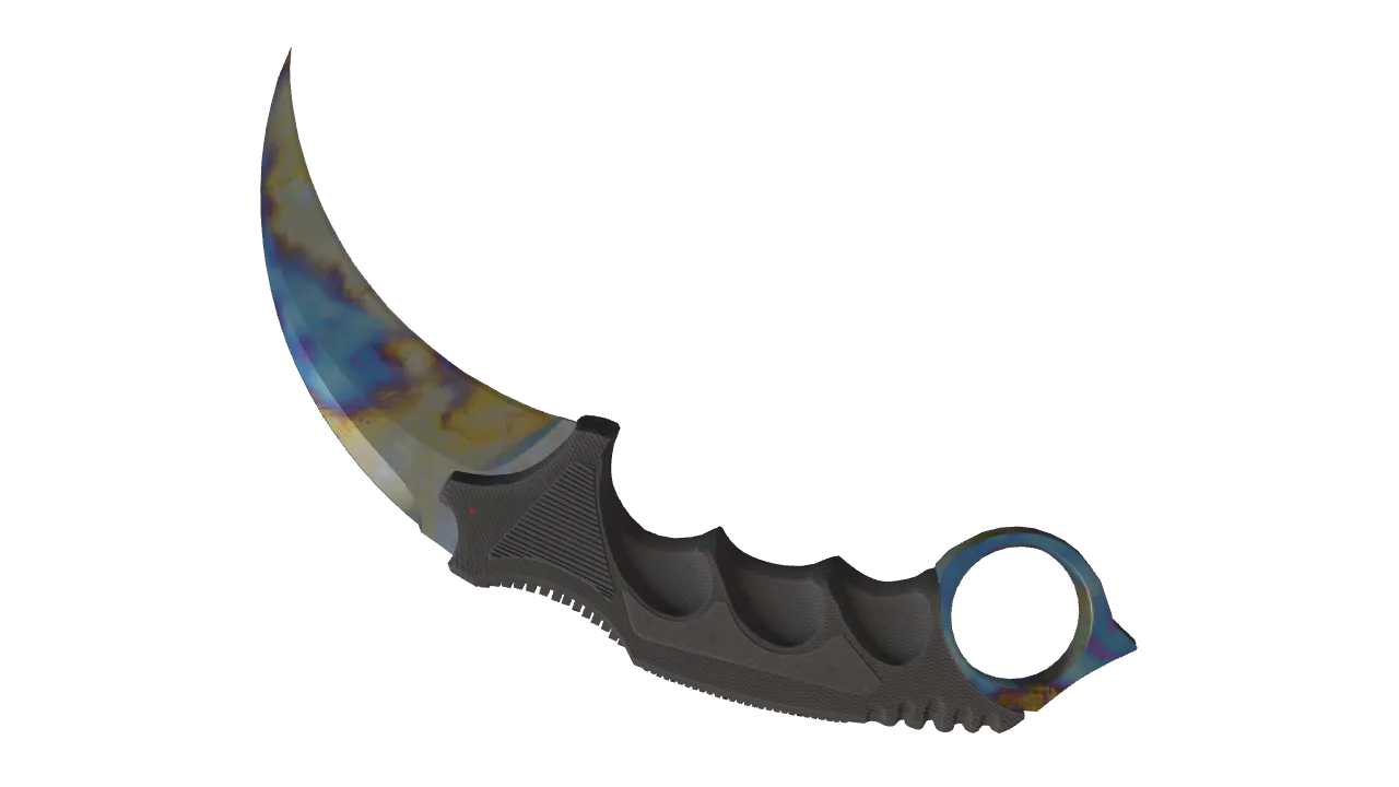 Karambit | Case Hardened seed #202, back