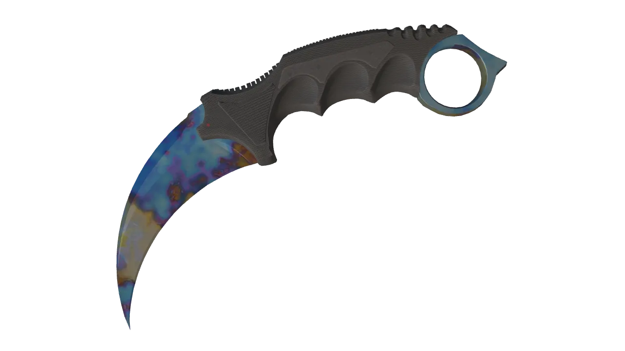 Karambit | Case Hardened seed #202, front