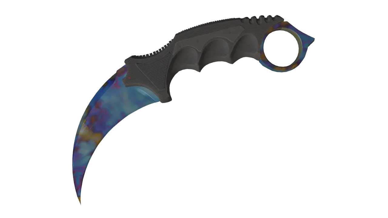 Karambit | Case Hardened seed #216, front