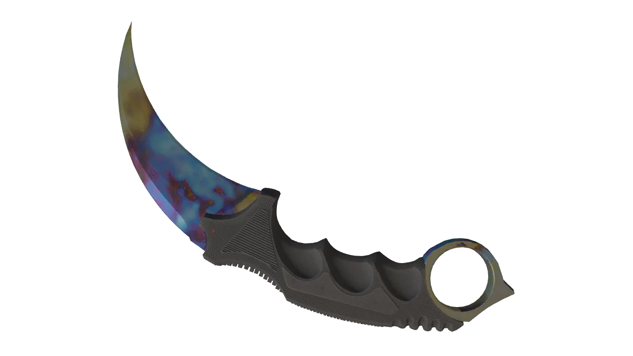 Karambit | Case Hardened seed #244, back