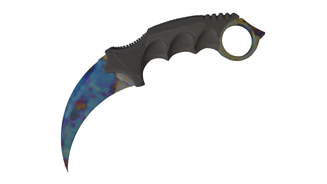 Karambit | Case Hardened seed #25, front