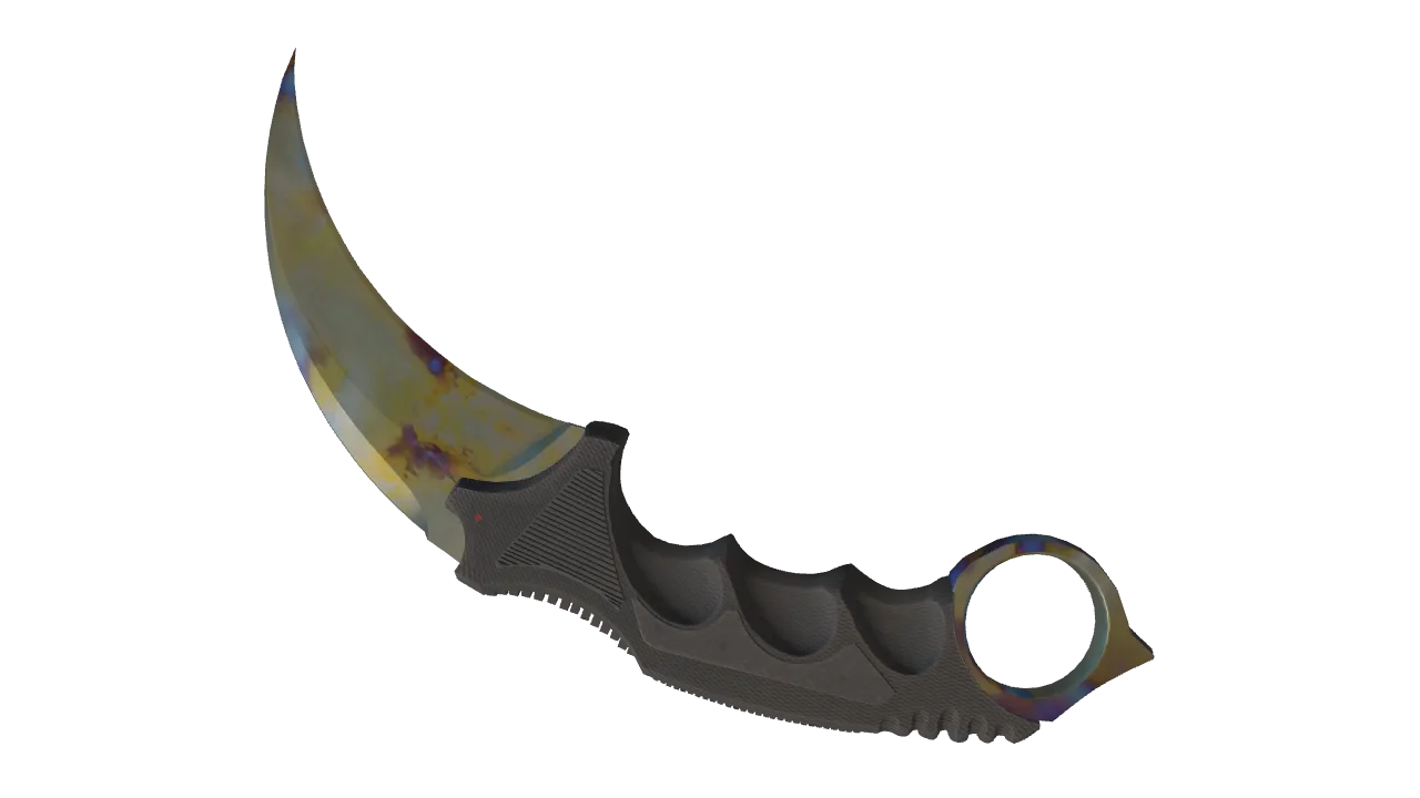 Karambit | Case Hardened seed #259, back