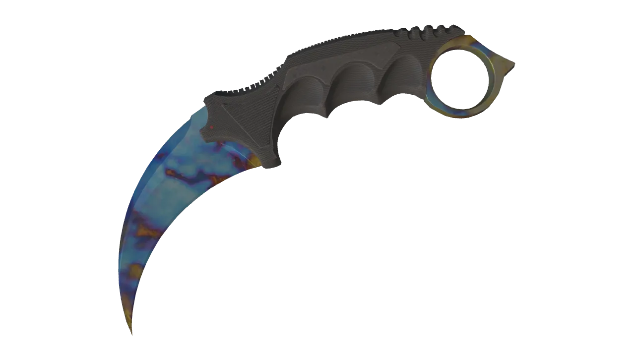 Karambit | Case Hardened seed #265, front