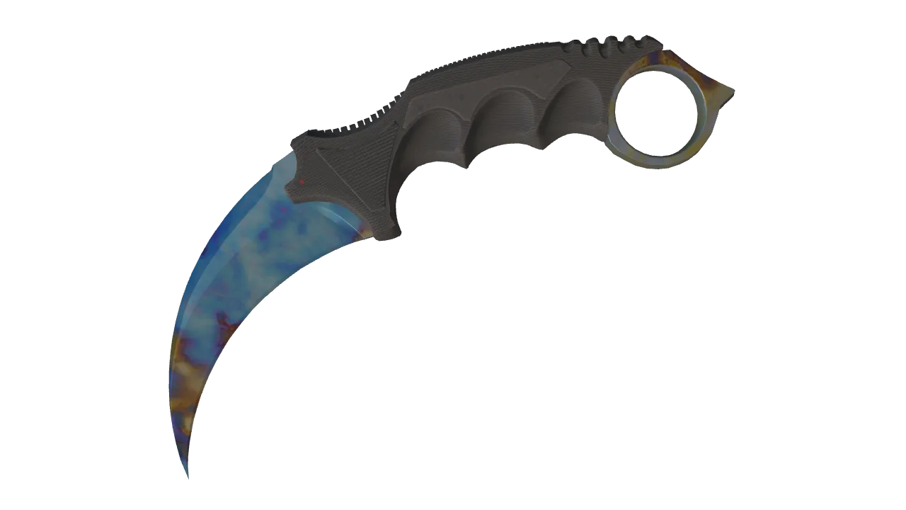 Karambit | Case Hardened seed #273, front