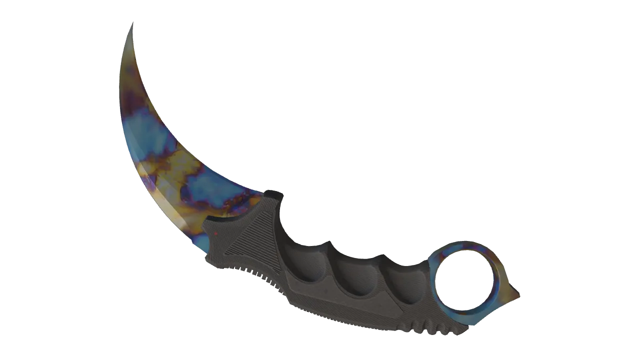 Karambit | Case Hardened seed #28, back