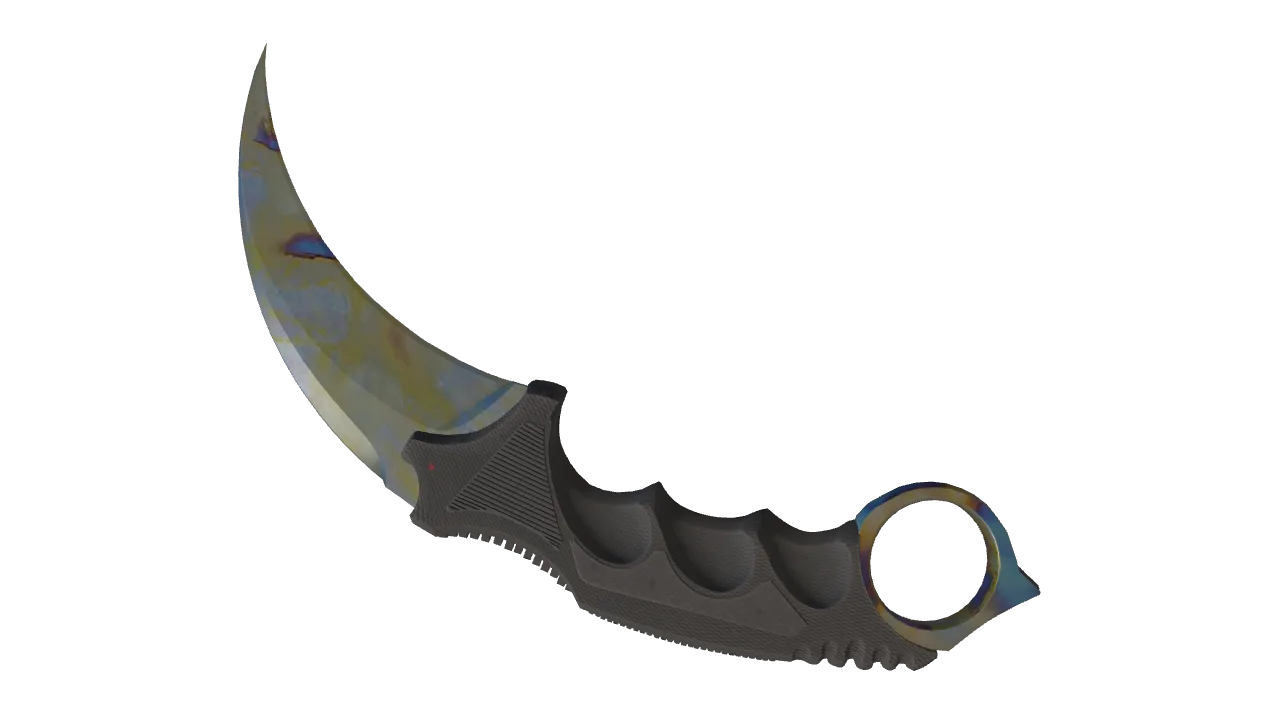 Karambit | Case Hardened seed #282, back
