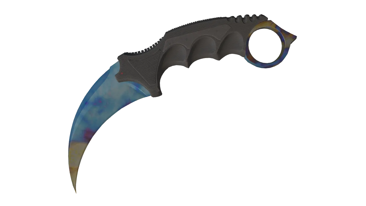 Karambit | Case Hardened seed #282, front