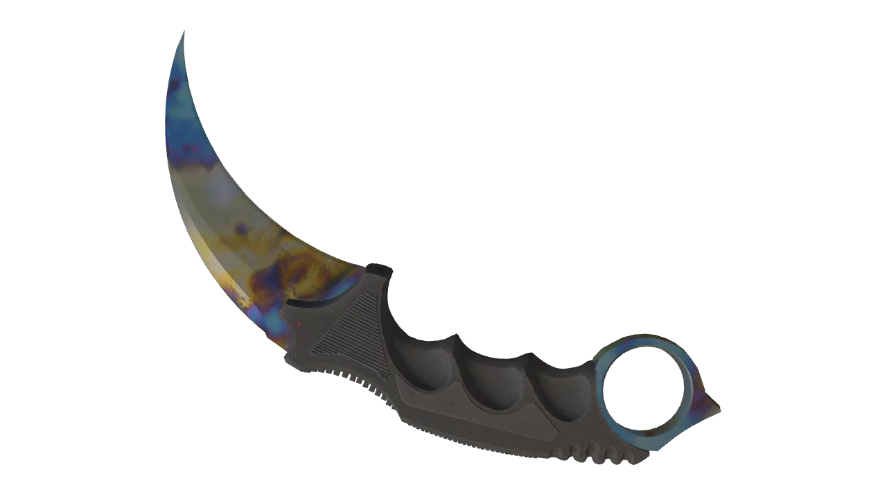 Karambit | Case Hardened seed #286, back