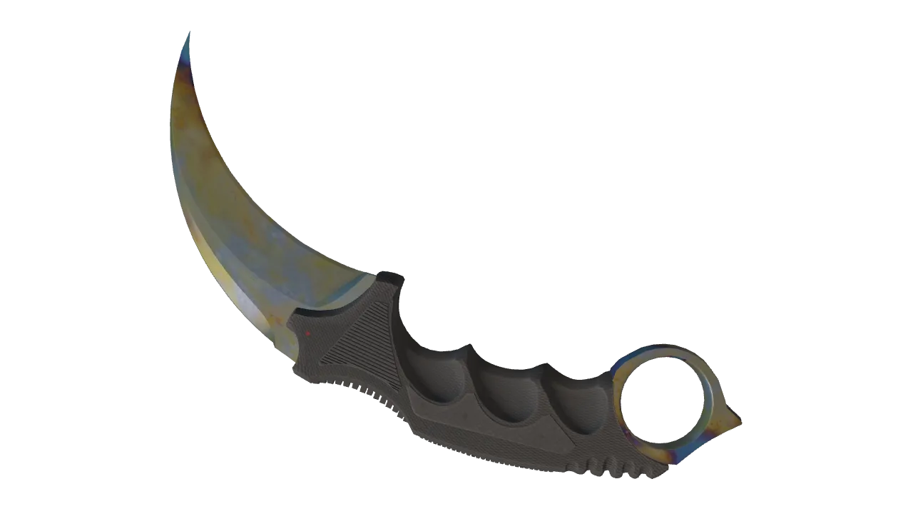 Karambit | Case Hardened seed #30, back