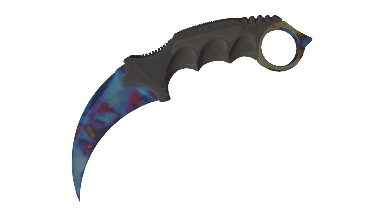 Karambit | Case Hardened seed #303, front