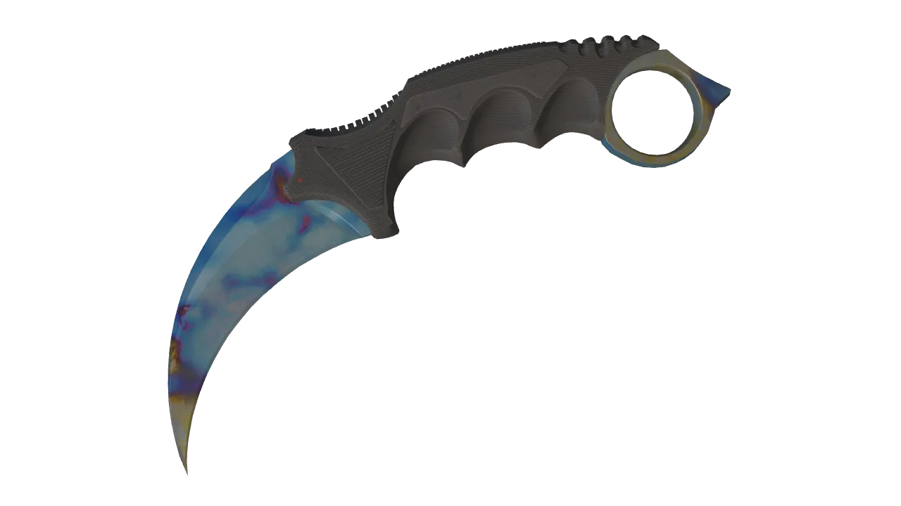 Karambit | Case Hardened seed #322, front