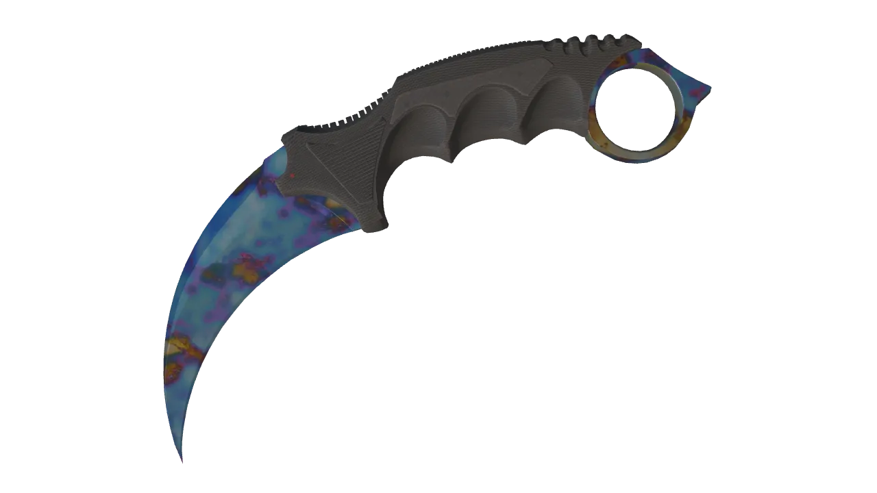 Karambit | Case Hardened seed #323, front