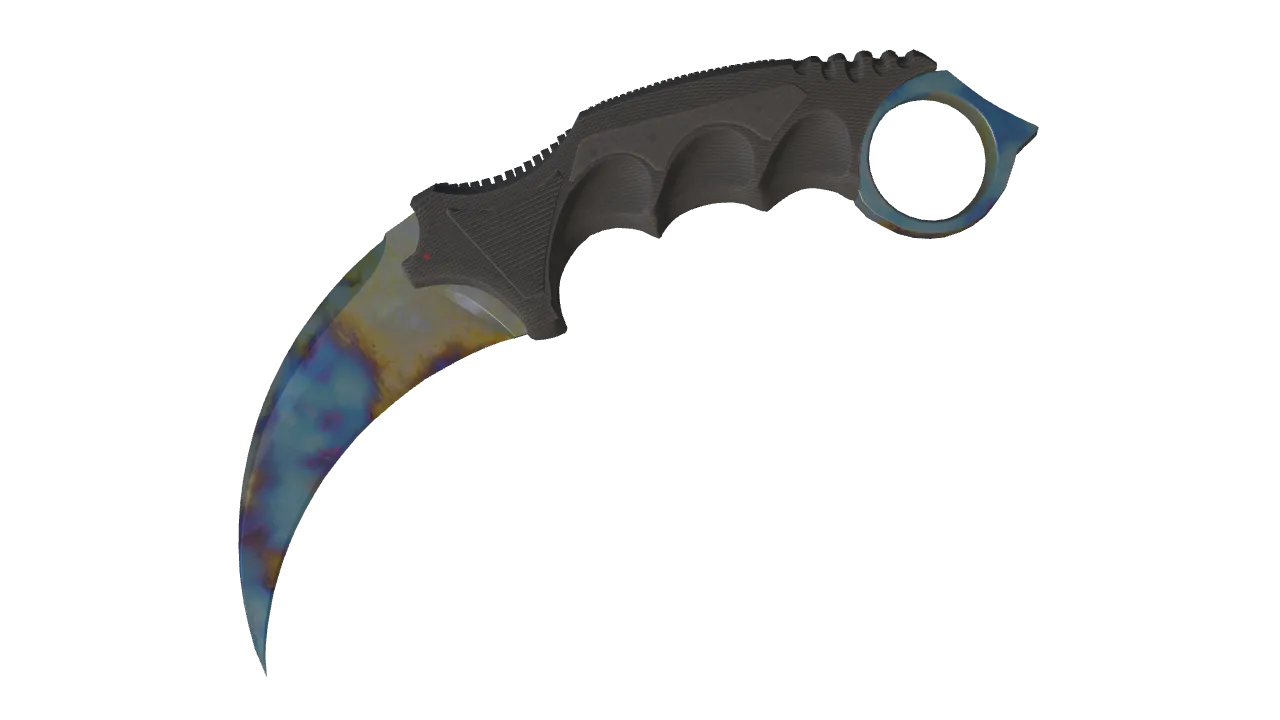 Karambit | Case Hardened seed #325, front