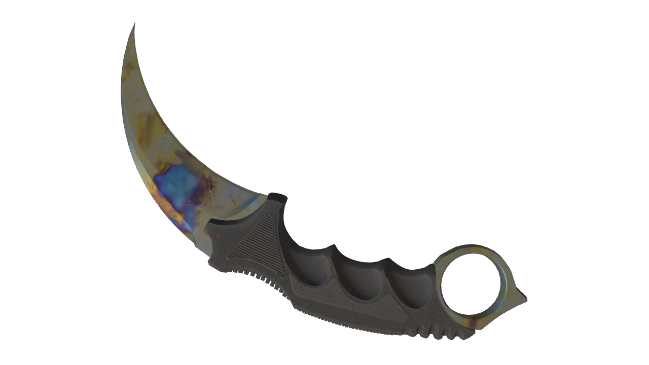 Karambit | Case Hardened seed #330, back