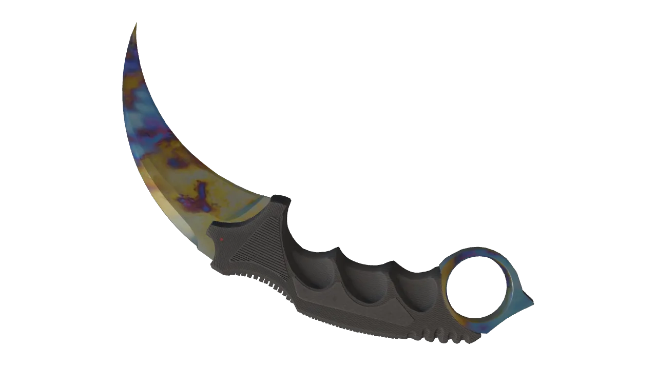 Karambit | Case Hardened seed #334, back