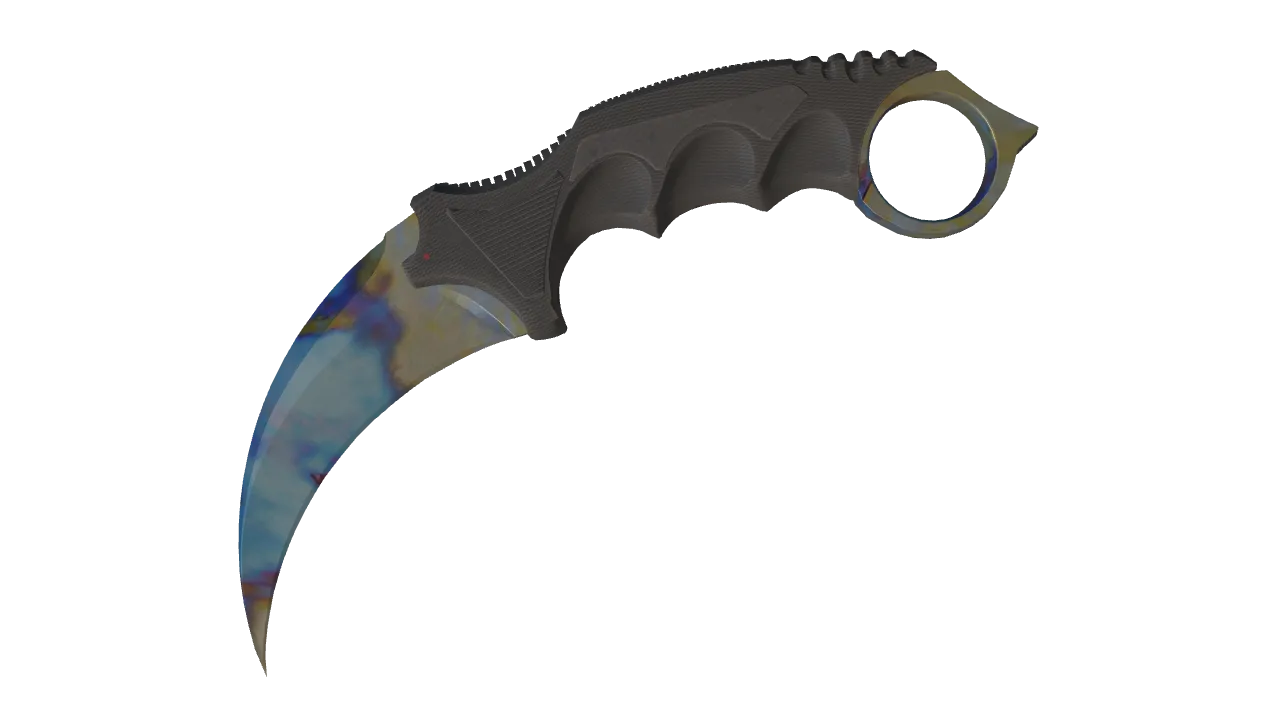 Karambit | Case Hardened seed #334, front
