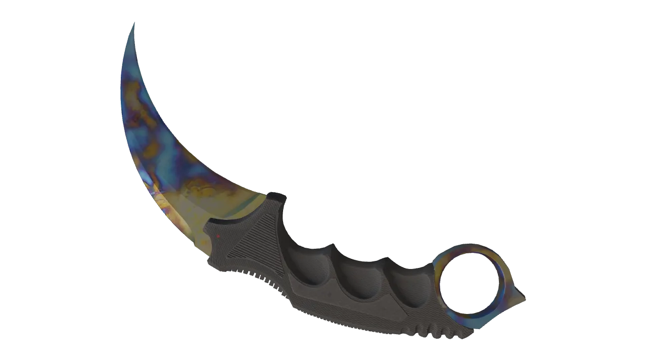 Karambit | Case Hardened seed #34, back