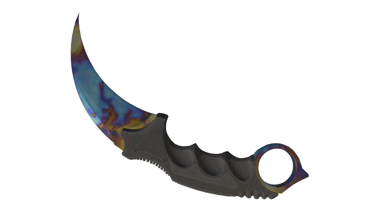 Karambit | Case Hardened seed #341, back