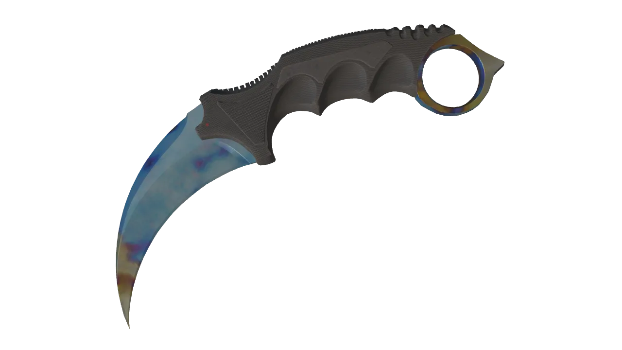Karambit | Case Hardened seed #341, front