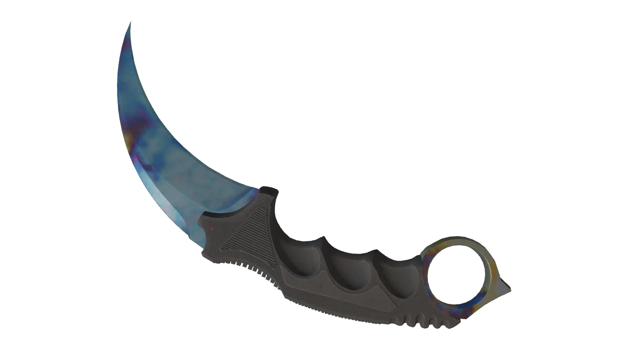 Karambit | Case Hardened seed #346, back