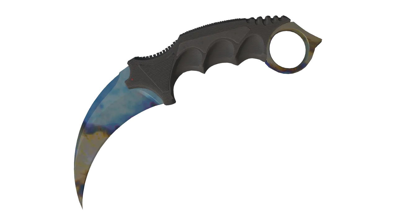 Karambit | Case Hardened seed #371, front