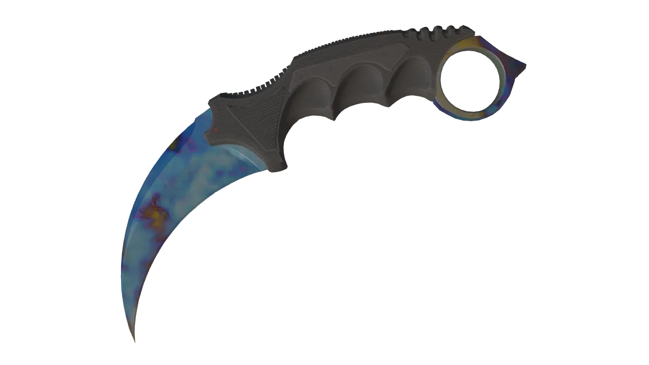 Karambit | Case Hardened seed #377, front