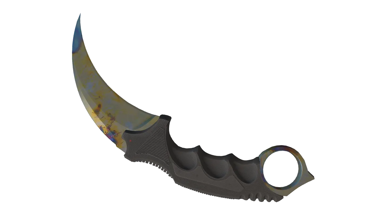 Karambit | Case Hardened seed #38, back