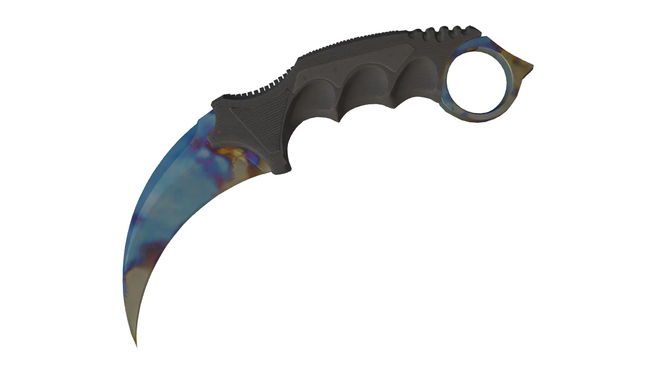 Karambit | Case Hardened seed #38, front