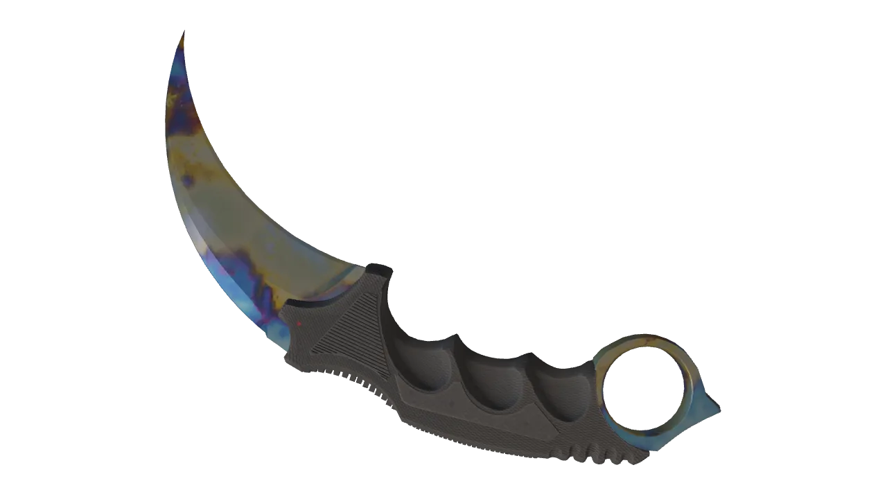 Karambit | Case Hardened seed #381, back