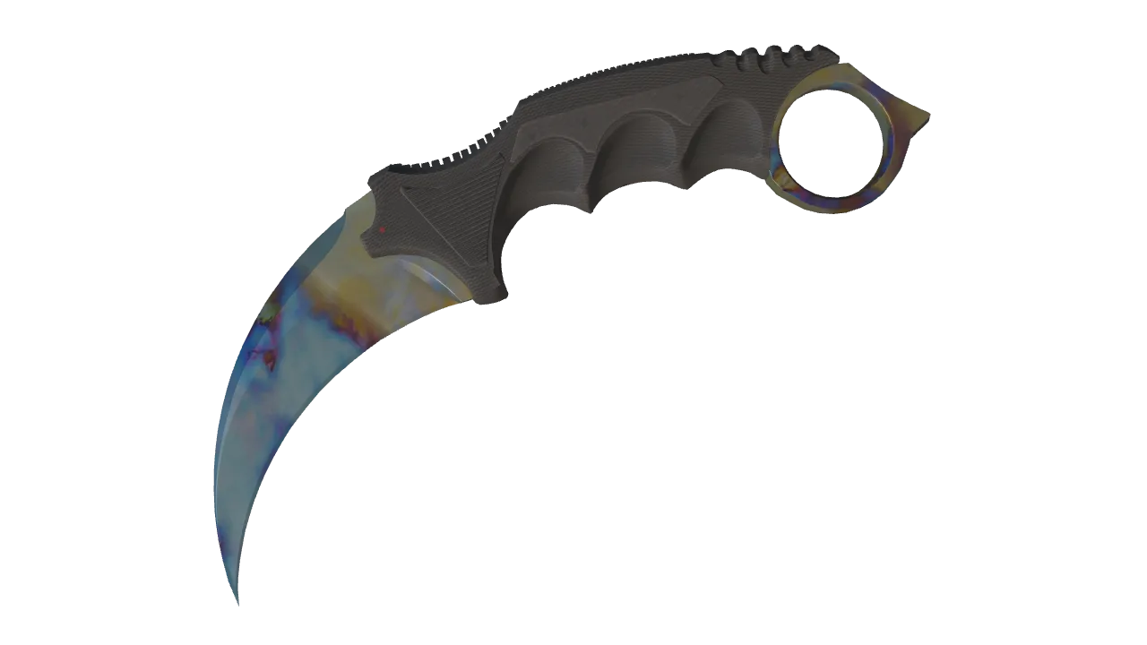 Karambit | Case Hardened seed #381, front