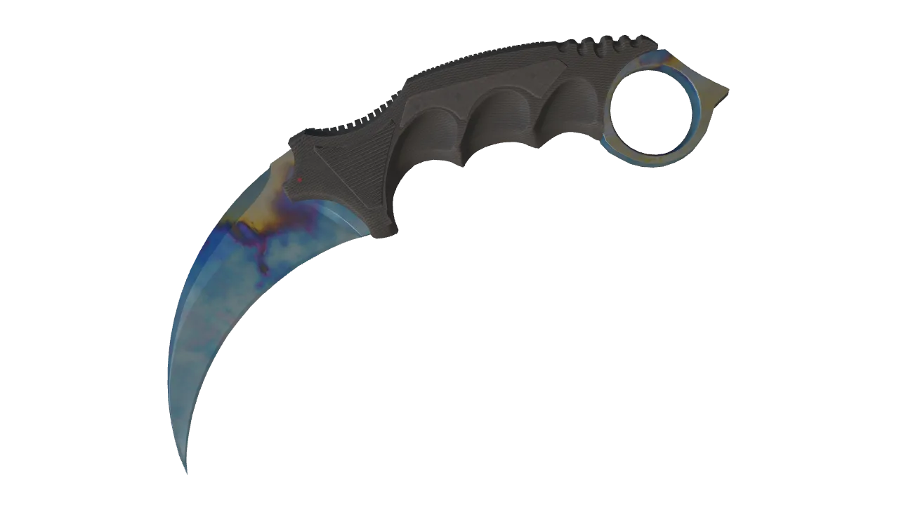 Karambit | Case Hardened seed #4, front