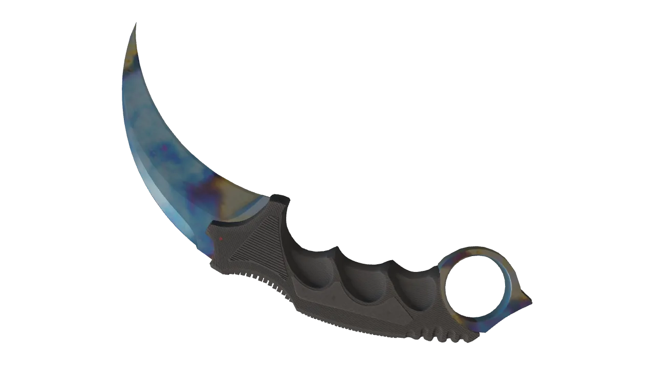 Karambit | Case Hardened seed #400, back