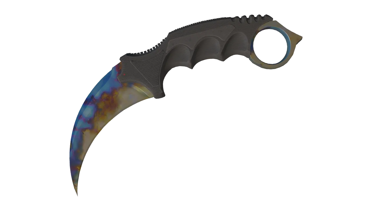 Karambit | Case Hardened seed #400, front