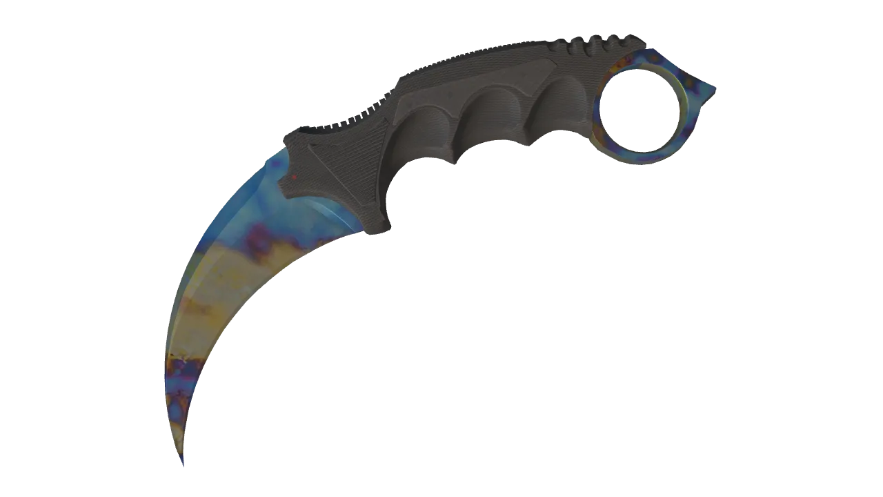 Karambit | Case Hardened seed #401, front